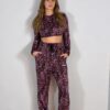 Velvet Set Nina Bambi Bordeaux Print – main image
