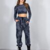 Velvet Set Nina Midnight Leopard Print – main image