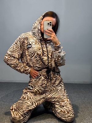 Βελουτέ Σετ Trinity Sand Zebra Print