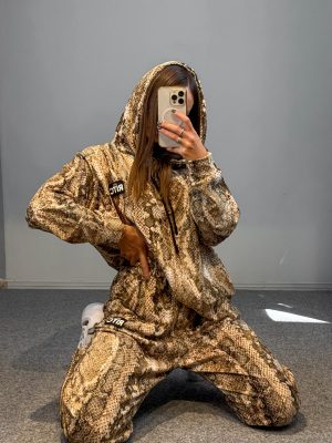 Βελουτέ Σετ Trinity Snake Print